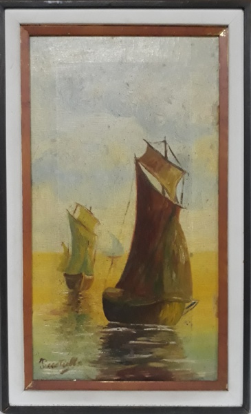 Arte . GM002, J. GUINLE, ÓLEO SOBRE TELA, ABSTRATO, MEDIDA INT foto 4