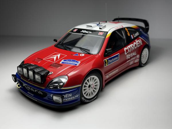 2004 Citroen XSARA WRC S. Loeb, D. Elena #3 Rally of Fr