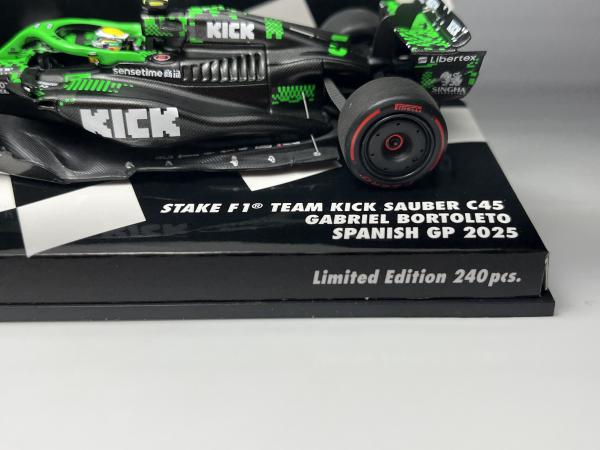 2025 Stake F1 Team Kick Sauber C45 Gabriel Bortoleto Sp