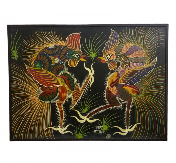 Arte . Quadro óleo sobre tela, assinado Francisco da silva , datado de 1978, ...