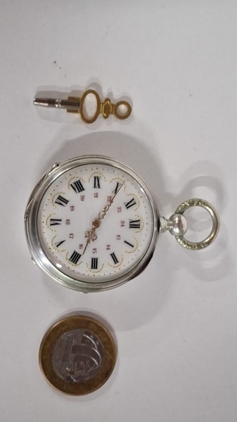 Relogios . COLEÇÃO COM 30 RELÓGIOS SÉCULO XIX, COM CORDA À CHAVE, foto 1