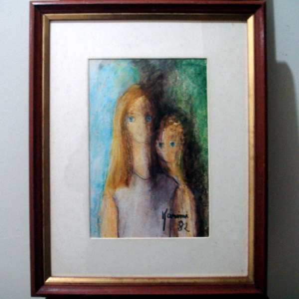 Arte . DURVAL PEREIRA (1918-1984) - "Vaso de Flores" O foto 2