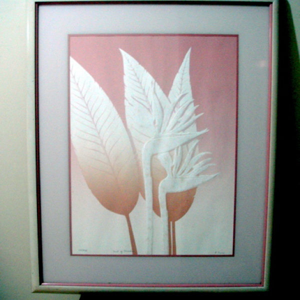 Arte . DURVAL PEREIRA (1918-1984) - "Vaso de Flores" O foto 4
