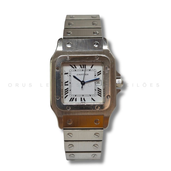 Relogios . Relógio Cartier Santos Galbée, 29mm x 41mm, Automático, Caixa de Aço ...