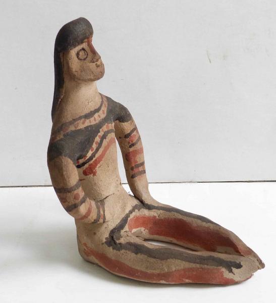 Arte Indígena / Casal - Karajá / Par de Esculturas em terracota