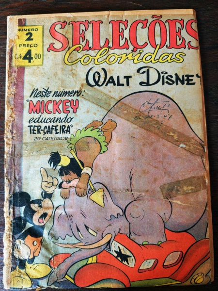 SELEÇÕES COLORIDAS - Nº 2 - 1946 - EBAL - MARCAS DO TEM
