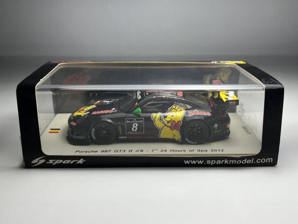 Porsche 997 GT3 R 8 24 Heures de Spa 2012 Spark SB031 - Miniatures Autos Motos