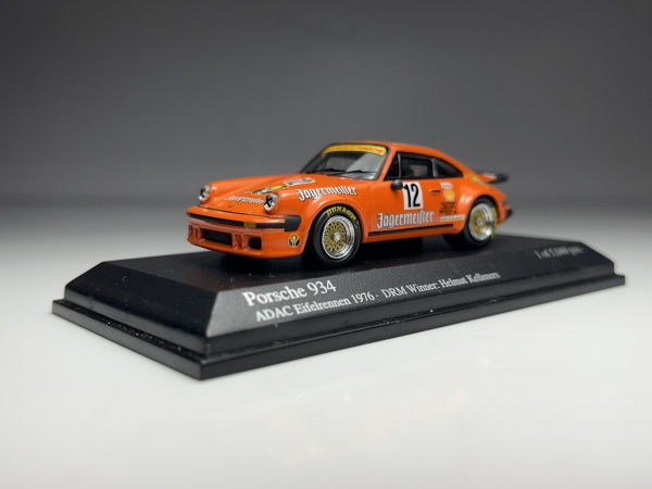 Minichamps 1:12 Porsche 934 Jägermeister #12 Winner DRM Eifelrennen 1976 Kelleners 125766412