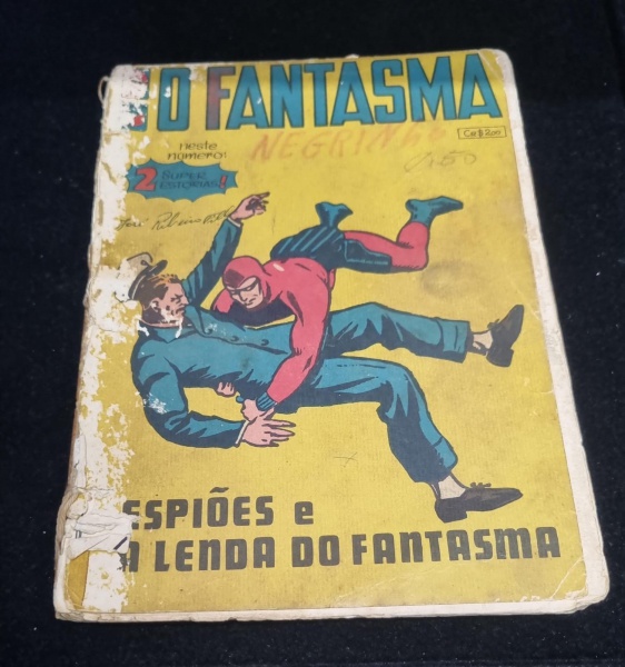 Joias . Esta edição é o gibi "O Fantasma" nº 11, publicado pela Editora Saber ...