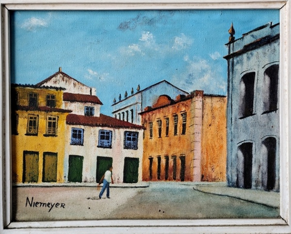 Arte . 10 - SAITO - ÓLEO SOBRE TELA - 38 X 28,5 CM foto 6