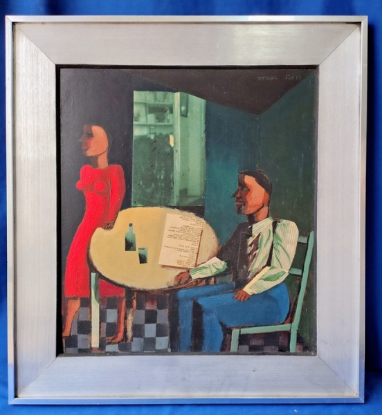 Arte . 10 - SAITO - ÓLEO SOBRE TELA - 38 X 28,5 CM foto 2