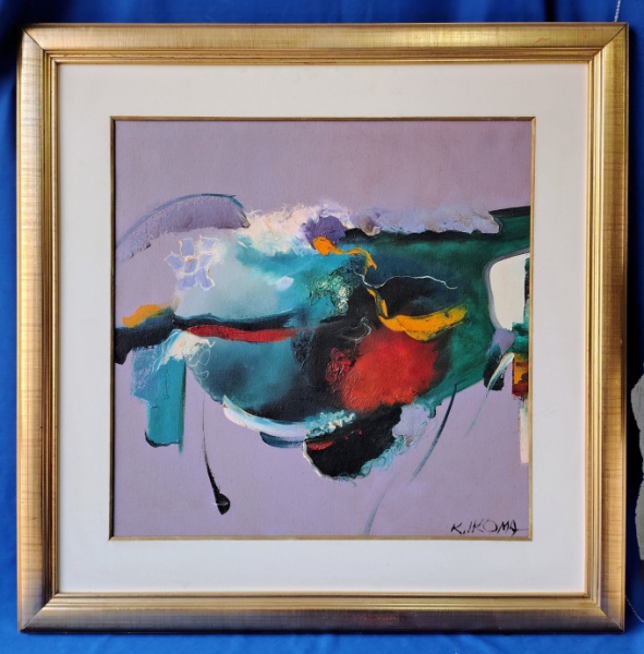 Arte . 10 - SAITO - ÓLEO SOBRE TELA - 38 X 28,5 CM foto 3