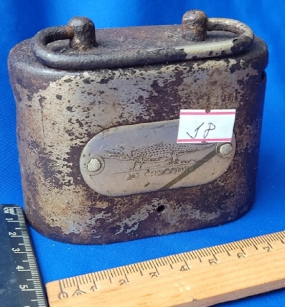 Arte . 16 - ANTIGO ESCASSO PORTA CADEADO PARA SACO DE CORREIOS foto 1