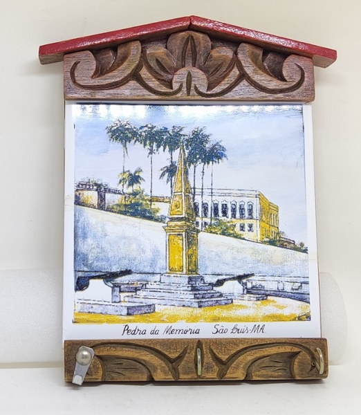 Arte . PORTUGAL, IMÃ DE GELADEIRA, REPRODUÇÃO DE AZULEJO HISTÓ foto 1