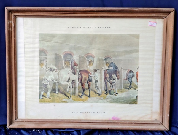 Arte . 30 - ESTAMPA - MOTIVO EQUESTRE - 59 X 43 CM - MOLDURA E foto 8