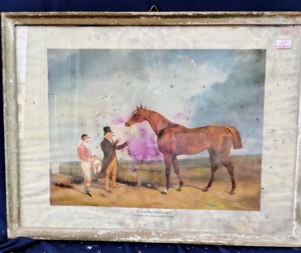 Arte . 5 - ESTAMPA (?) - TÉCNICA NÃO IDENTIFICADA - GARANHÃO - foto 6