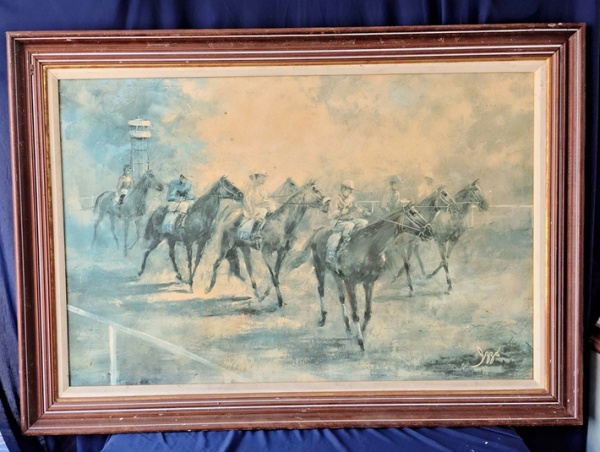 Arte . 4 - ESTAMPA - THOROUGBRED -  43 X 28 CM - COPYRIGHT 197 foto 6