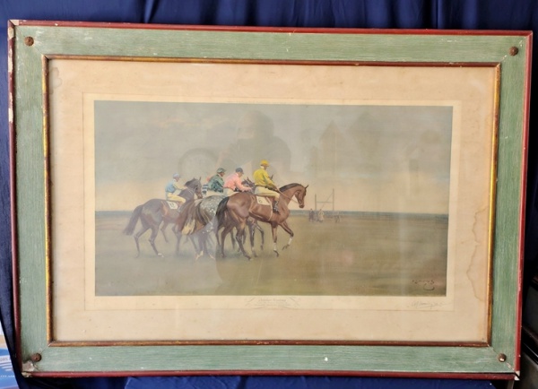Arte . 4 - ESTAMPA - THOROUGBRED -  43 X 28 CM - COPYRIGHT 197 foto 7