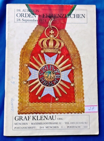 Arte . 21 - CATÁLOGO DE LEILÃO DE ORDENS E CONDECORAÇÕES - GRA foto 3