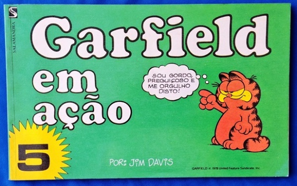 Arte . GARFIELD NA BALANÇA  - NO ESTADO - FOLHAS SOLTAS foto 3