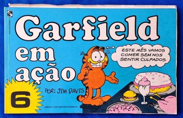 Arte . GARFIELD NA BALANÇA  - NO ESTADO - FOLHAS SOLTAS foto 4