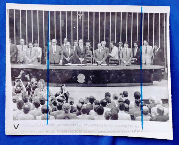 Arte . ASSEMBLÉIA NACIONAL CONSTITUINTE - FOTO - 2/12/87- INST foto 8