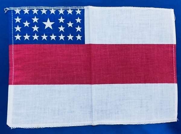 Arte . PARANÁ - BANDEIRA PEQUENA - 28 X 18 CM - ALGODÃO GOMADO foto 2