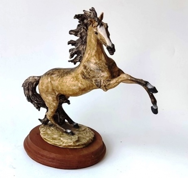 Arte . 527 - REI ARTHUR - BRONZE - 9 X 6,5 CM foto 1