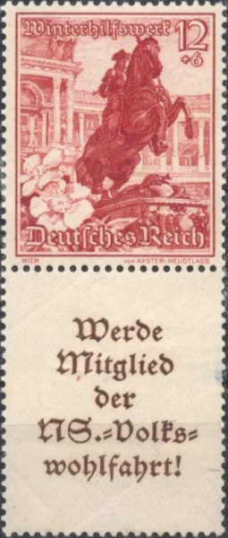 ALEMANHA REICH - ZUSAMMENDRUCK Mi S 253 - NN - CAT. 6 EUROS