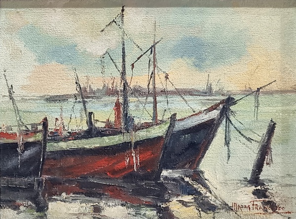 Arte . Antonio Garcia Bento (1897-1929). TARDE NA PONTA DO CAL foto 2
