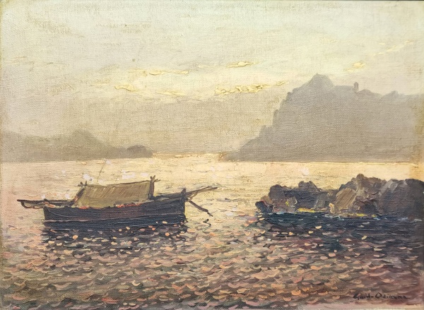 Arte . Antonio Garcia Bento (1897-1929). TARDE NA PONTA DO CAL foto 4