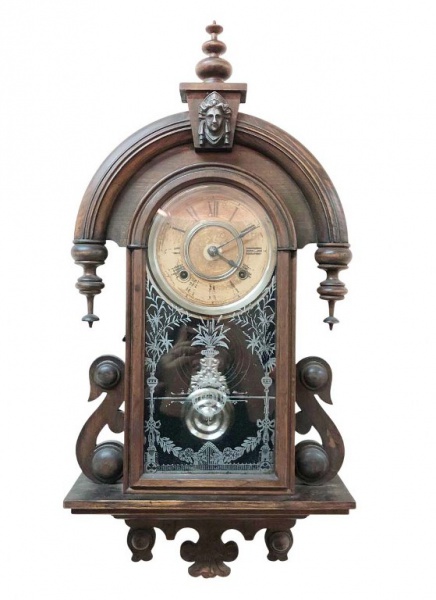 Relogios . RELÓGIO - Magnífico e exuberante relógio pedestal em ma foto 2