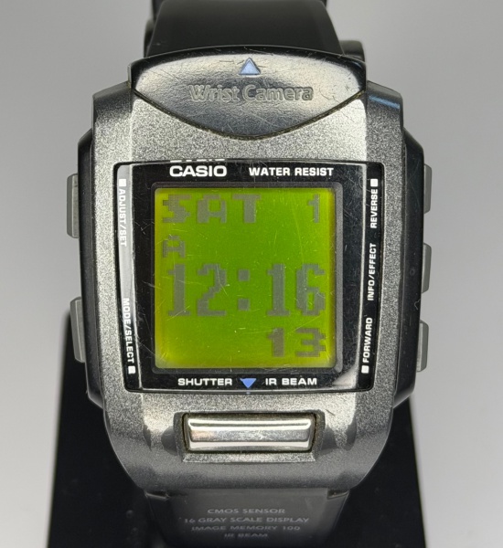 Casio WQV-1 Wrist Camera - Primeiro relógio de pulso com câmera