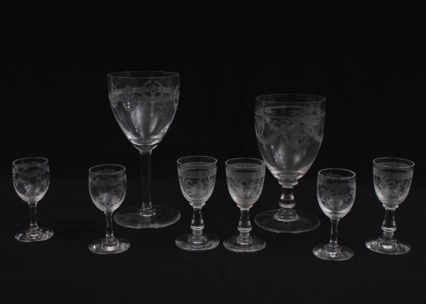 Joias . BACCARAT - FRANÇA SÉCULO XIX - Par de pinhas "Boule foto 5