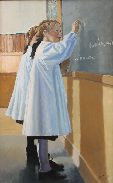 Arte . ARMANDO ROMANELLI (1945) "São Francisco". o.s.t foto 2