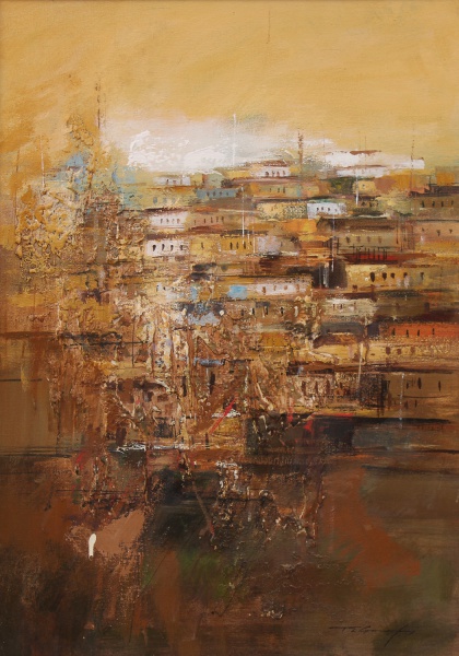 Arte . ARMANDO ROMANELLI (1945) "São Francisco". o.s.t foto 3