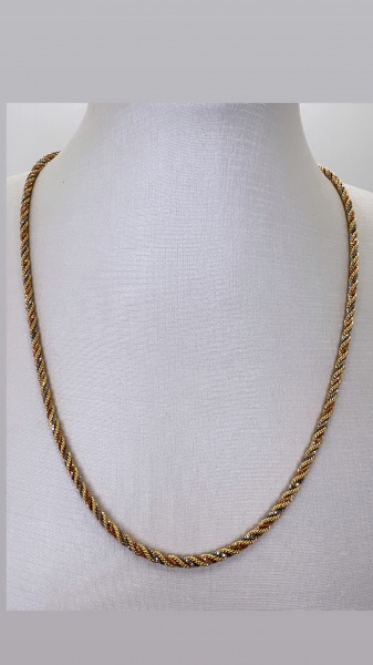 Joias . CORRENTE CARTIER LONGO CONFECCIONADA EM OURO AMARELO 18 foto 1