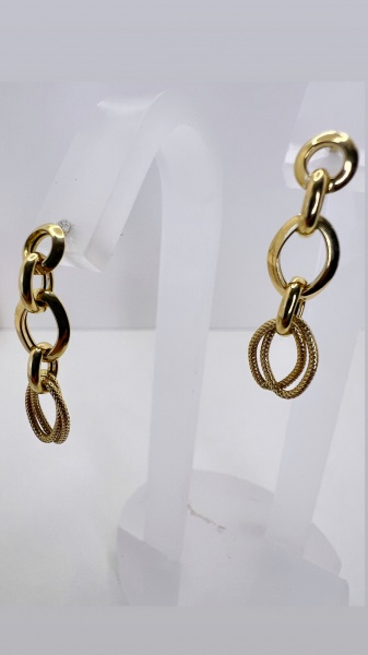 Joias . CORRENTE CARTIER LONGO CONFECCIONADA EM OURO AMARELO 18 foto 3