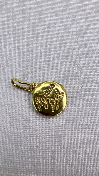Joias . BRINCO ARGOLA CONFECCIONADA EM OURO AMARELO 18K, COM ZI foto 5