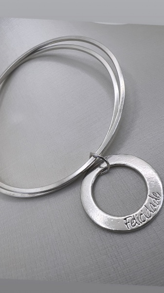 Joias . PULSEIRA BRACELETE VIVARA CONFECCIONADA EM PRATA 925, T foto 6