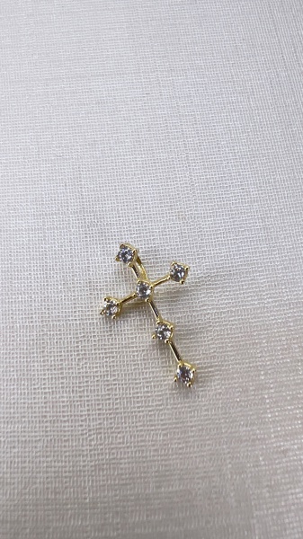 Joias . ANEL CONFECCIONADA EM OURO AMARELO E OURO BRANCO 18K. C foto 7