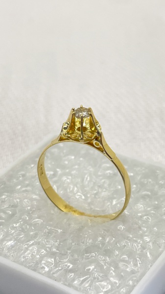 Joias . BRINCO CARTIER CONFECCIONADO OURO AMARELO 18K  COM 2 DI foto 4