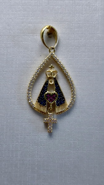 Joias . PINGENTE CRUCIFIXO FACE DE CRISTO CONFECCIONADO EM OURO foto 6