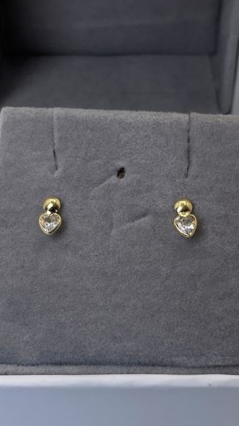 Joias . BRINCO PENDURADO CONFECCIONADO EM OURO AMARELO 18K, COM foto 2