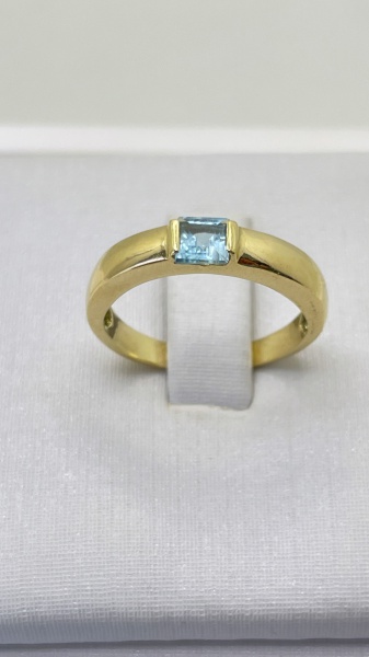 Joias . ANEL ESTILO BANANA CONFECCIONADO EM OURO AMARELO 18K, P foto 7
