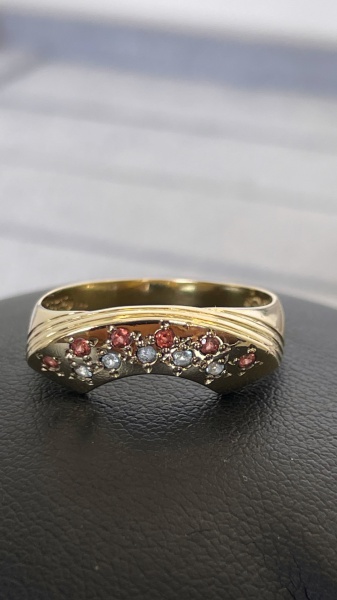 Joias . ANEL SOLITÁRIO CONFECCIONADA EM OURO ROSE 18K, COM ZIRC foto 2