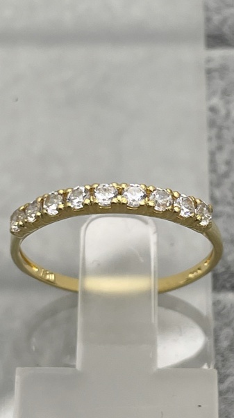 Joias . ANEL SOLITÁRIO CONFECCIONADA EM OURO ROSE 18K, COM ZIRC foto 5