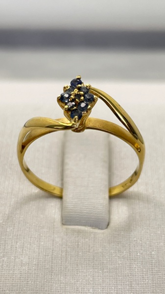 Joias . ANEL TRANÇADO CONFECCIONADO EM OURO AMARELO 18K, COM 16 foto 3