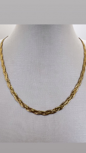 Joias . PULSEIRA 1X1 CONFECCIONADO EM OURO AMARELO 18K, PESO: 3 foto 2