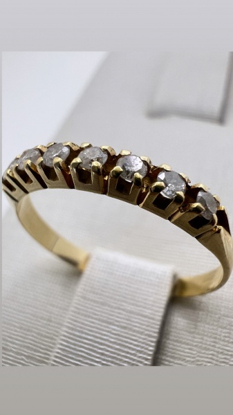 Joias . BRINCO CONFECCIONADO EM OURO BRANCO 18K, COM 2 ESMERALD foto 2